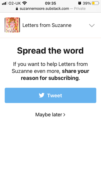Letters from Suzanne (Moore)