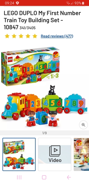 Number toys/activities