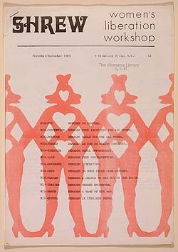 “Shrew”, a  Women’s Liberation newsletter 1969-1978
