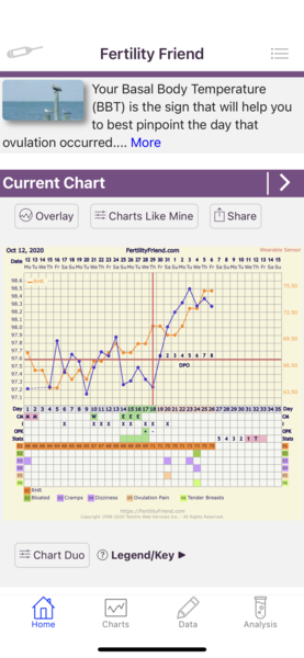 Tracking your cycle and possible BFP using RHR - part 4