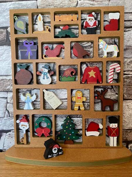 DIY wooden advent calendars