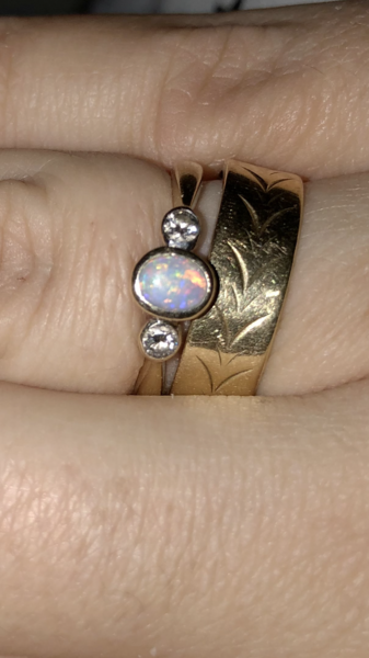 Can I see your not diamond engagement rings?