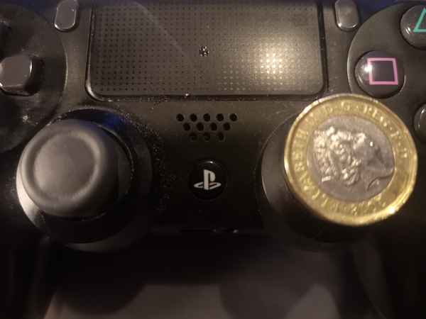 9 year old swallowed thumb grip from ps4 controller