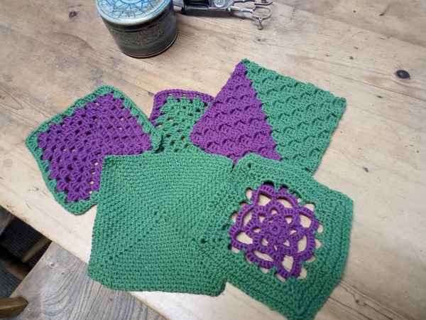 Woolly Hugs. A Blanket for the family of the wonderful NormaStanleyFletcher.