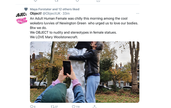 Statue to honour Wollstonecraft
