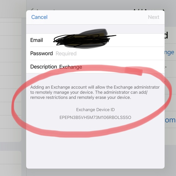 Hotmail email and iPad
