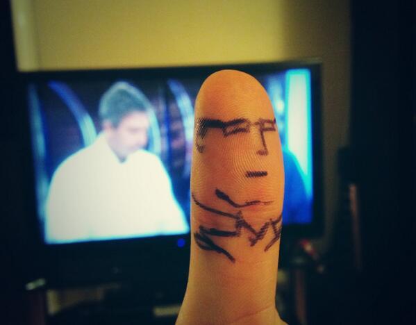 Gregg Wallace thumb man