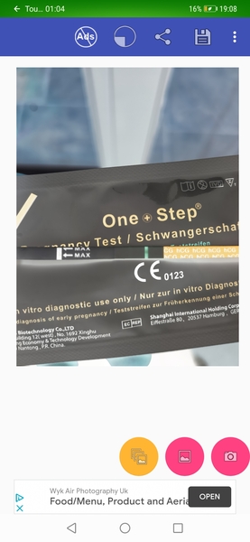 Faint line on Ic evap or bfp?