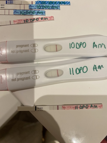 HCG on LH tests - help!