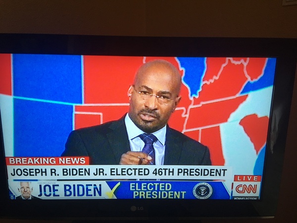 Anyone watching CNN now - who is this guy who broke down at the results?