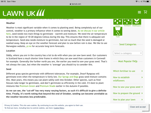 Talk to me about winter lawn care