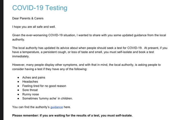 The government is encouraging covid spread in schools