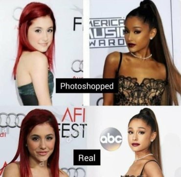 To be shocked Ariana Grande is White