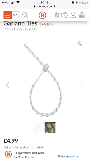 How to secure a garland to stairs please?