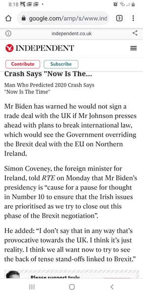to be proud to be Irish - Biden reportedly wants The Chieftains for his inauguration.