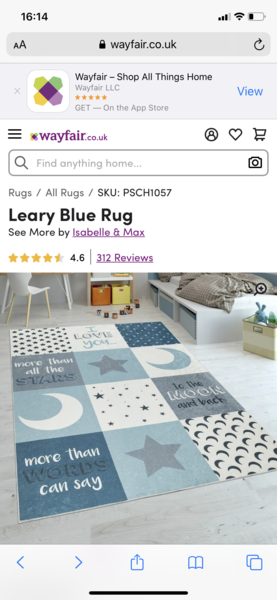 MIL & the nursery rug
