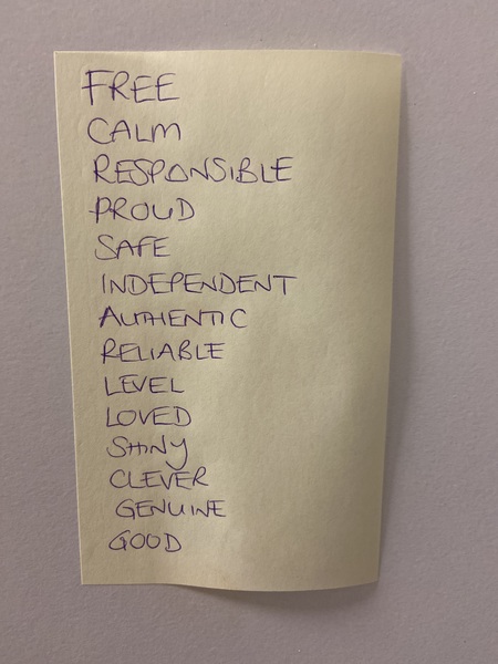 Does anyone else have a mantra?