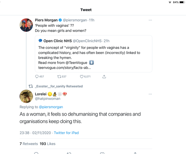 NHS on Twitter