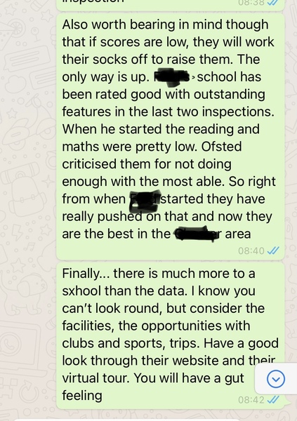 Could a teacher tell me how important these ratings are when choosing a school