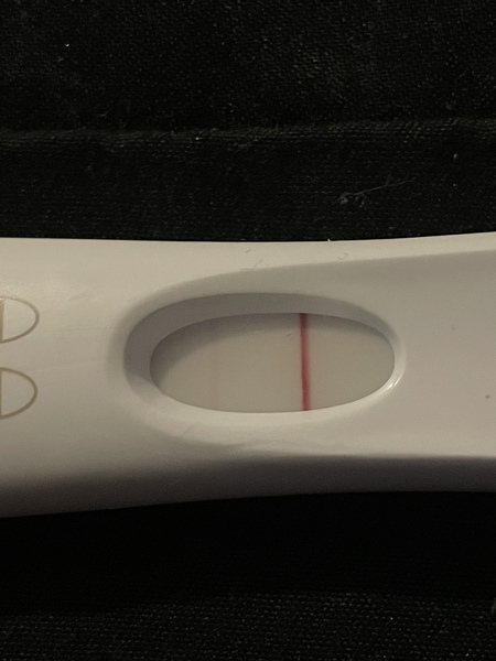 Vvvvvvv faint line or maybe no line ... 8dpo