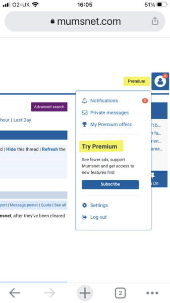 How to view your Mumsnet notifications