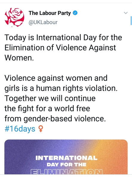 International day for the elimination of violence against women