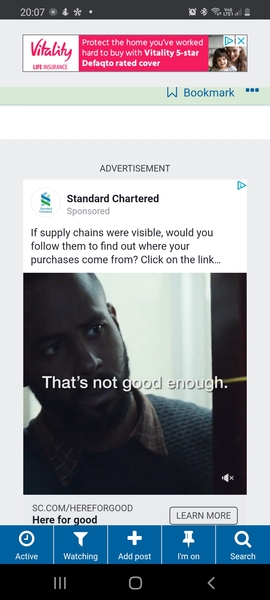 Ads cutting out phone audio