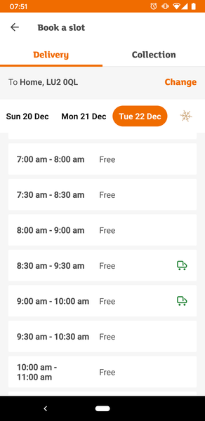 Has anyone managed to book a Sainsburys Christmas delivery slot?
