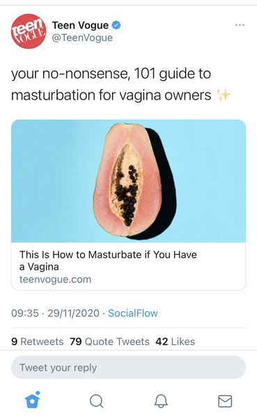Teen Vogue and Vagina-Owners