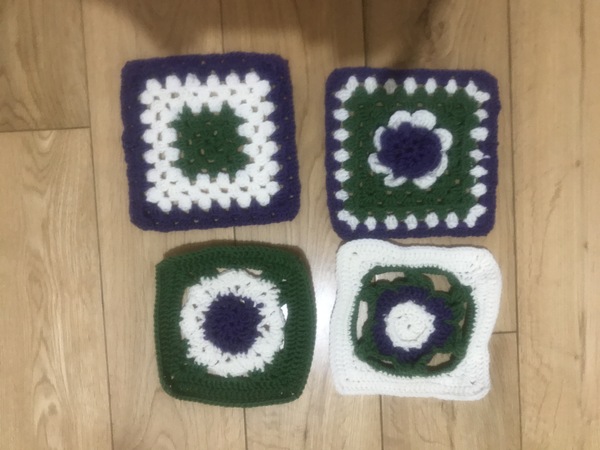 Woolly Hugs. A Blanket for the family of the wonderful NormaStanleyFletcher.