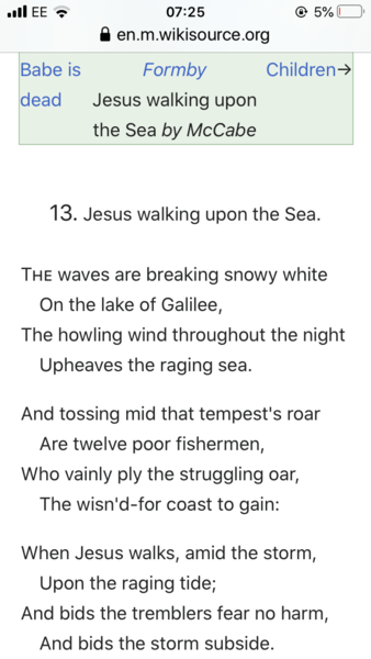Do you have a favourite hymn or hymns ?