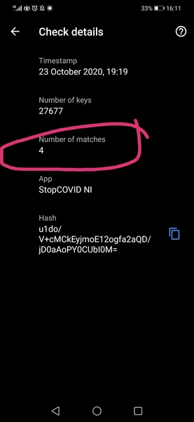 Just check my app exposure notifications