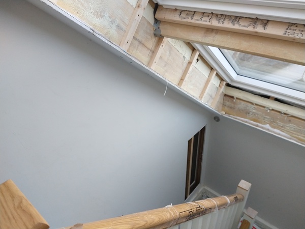 Internal windows in stairwell (photo)