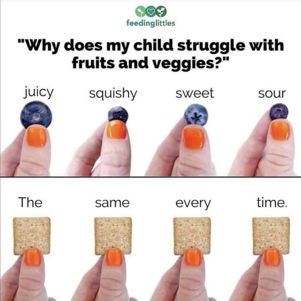 To think if you like eating something, you'll eat it in most forms?