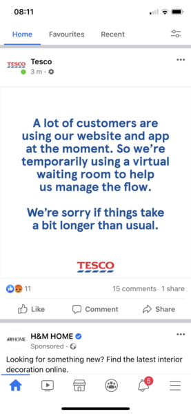 Tesco Christmas slot