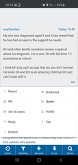 Bookmark feature playing up