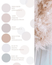 Grey, beige and pale pink?