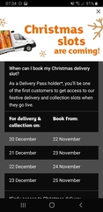 Has anyone managed to book a Sainsburys Christmas delivery slot?