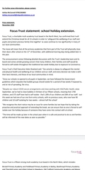 Is a change beginning to happen regarding schools?