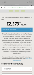Cost of new combi? Is this quote reasonable?