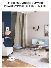 What colour walls and curtains to go with this (feature wall) wallpaper?