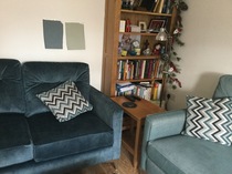 Paint colour for living room - choice of two - help