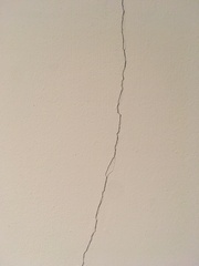 Crack on wall - ok to leave for a bit?