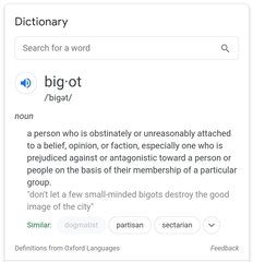 We are all bigots
