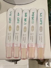 HCG on LH tests - help!