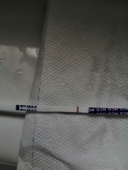 Evaporation line or faint positive???