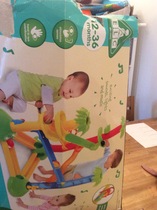 Marble type run with big balls