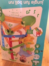 Marble type run with big balls