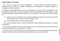 Informal childcare bubble