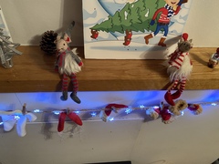 Frugal friends follow each other frugally through Hallowe'en, COVID all welcome